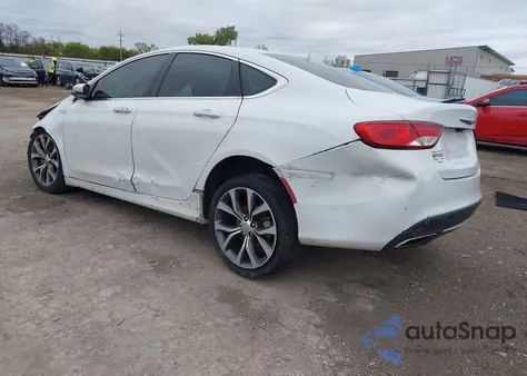 2015 Chrysler 200 C из США, поврежденный, VIN 1C3CCCCG7FN582029